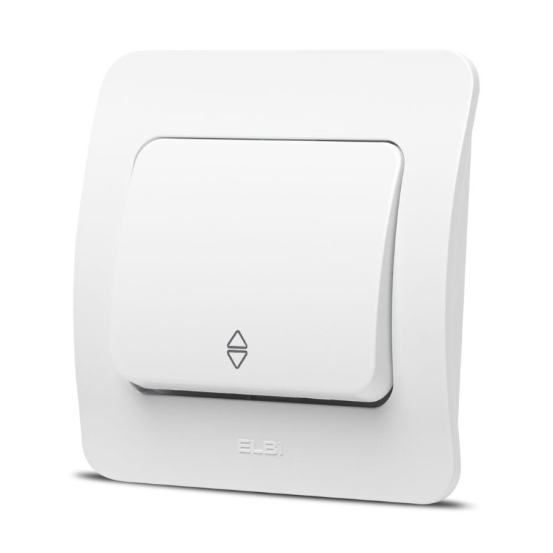 Jazz intrerupator cap scara, alb, Elbi - imagine 3